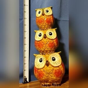 Ashland Multicolor Ceramic Owl Decor